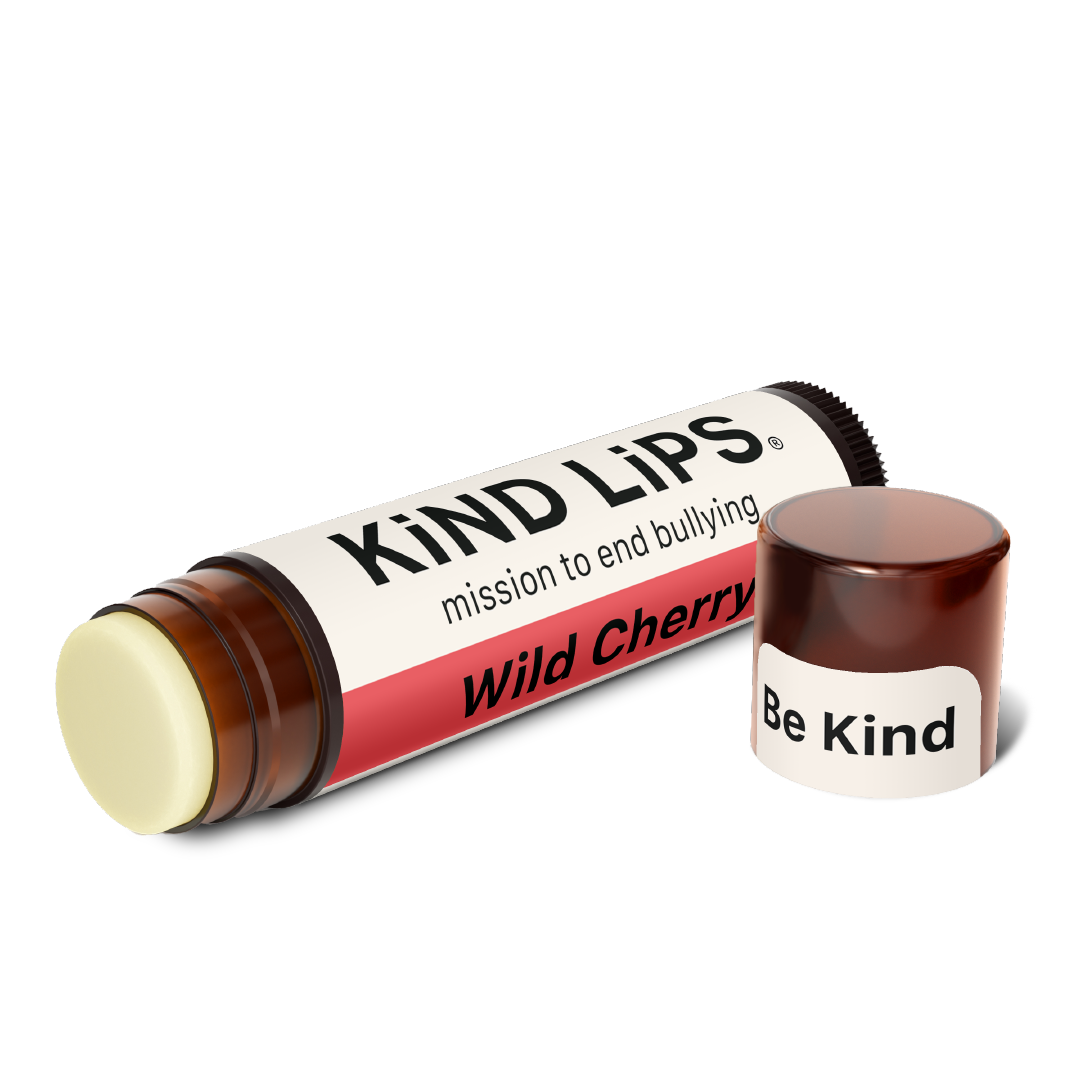 Wild Cherry Organic Lip Balm - 12 Tube Display Open Pack