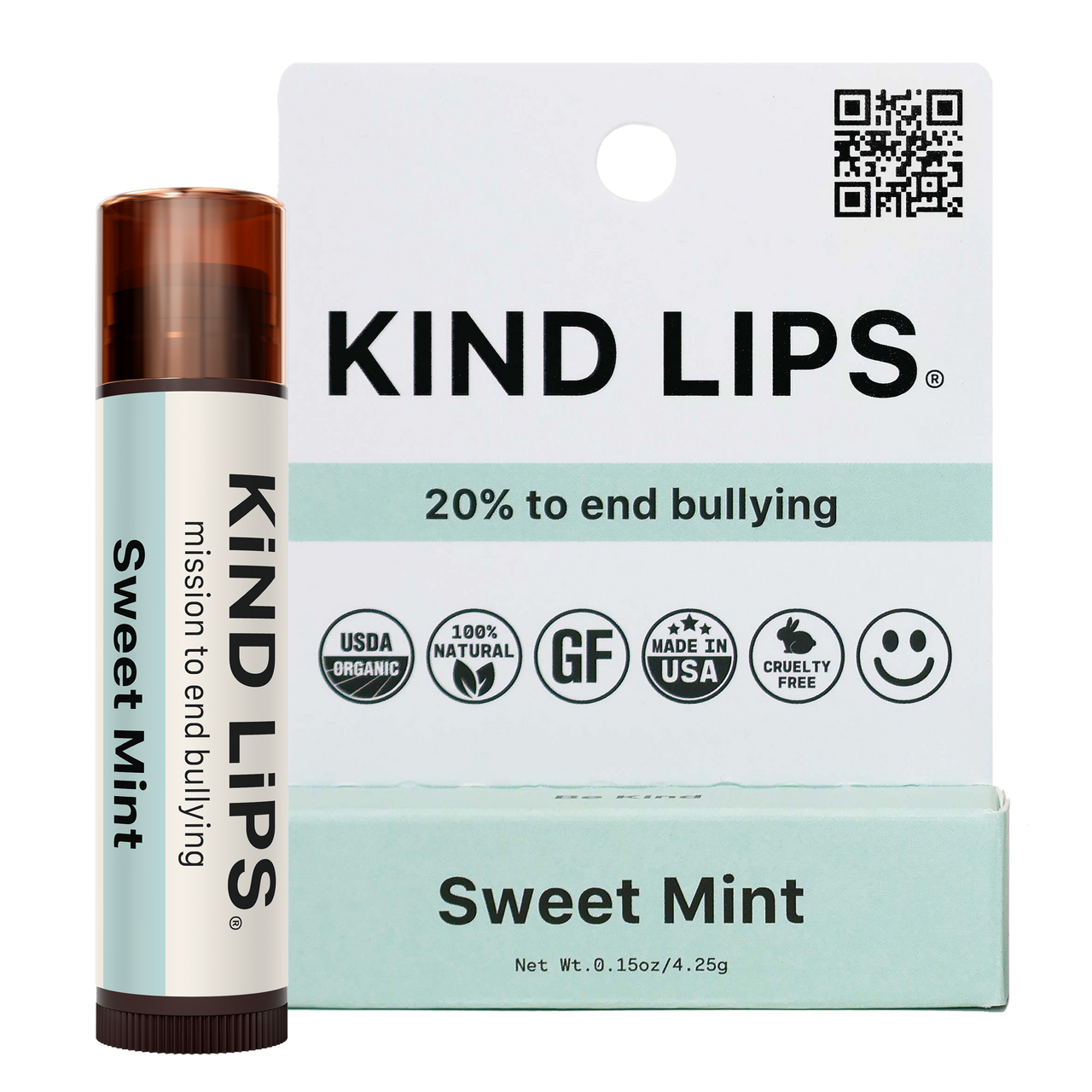 Sweet Mint Organic Lip Balm - Single Hang Pack